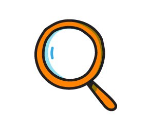 Magnifying glass AR Quizzes